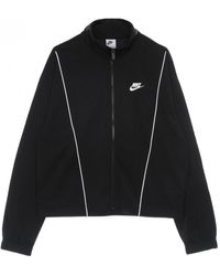 Nike - Conjunto De Chandal W Essential Para Mujer Negro/Blanco/Blanco - Lyst