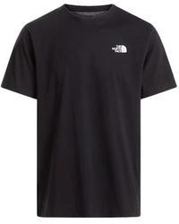The North Face - Fitness ,Zwart ,Katoen Evolution Box Nse Short Sleeve Tee - Lyst