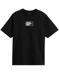 Vans - Tops ,Zwart ,Katoen Blocked Box Loose Ss - Lyst