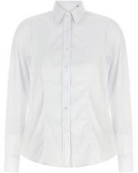 Xacus - Overhemden ,Wit ,Katoen Classic Sara Shirt - Lyst