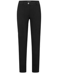 Philipp Plein - Broeken ,Zwart ,Leer Iconic Plein Cigarette Broek - Lyst