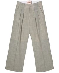 Plan C - Wide trousers - Lyst