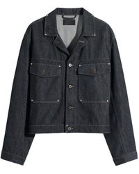 Lemaire - Trucker Jacket With Studs - Lyst