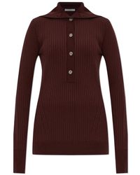 Entire studios - Geribbelde Top - Lyst