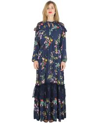 Liu Jo Lange Jurk Jeans 1 - Blauw