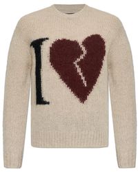 AllSaints - Truien & Vesten ,Wol Lover Gebreide Oversized Trui - Lyst