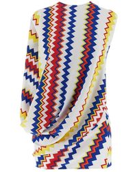 Missoni - Tops ,Veelkleurig ,Polyester Peplos Top - Lyst