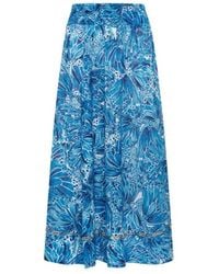 Maliparmi - Rokken ,Blauw ,Katoen Sweet Butterfly Rok - Lyst