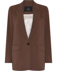 Bruuns Bazaar - Jassen ,Bruin ,Cindy Sus Frida Blazer - Lyst