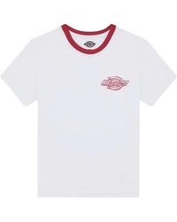 Dickies - Tops ,Wit ,Plainville Ringer Tee - Lyst