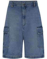 flâneur - Denim Shorts - Lyst