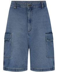 flâneur - Denim Shorts - Lyst
