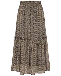 co'couture Adore Flower Gipsy Skirt - Naturel