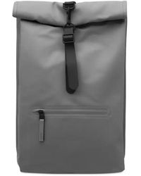 Rains - Zaino rolltop impermeabile con scomparto per laptop - Lyst