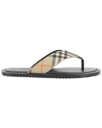 Burberry - Flip Flops - Lyst