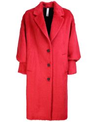 Hevò - Single-Breasted Coats - Lyst