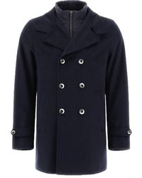 Herno - Double-Breasted Coats - Lyst