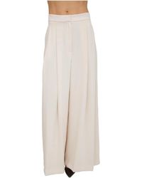 iBlues - Broeken ,Wit ,Polyester Pantalone Lungo - Lyst