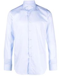 Xacus - Camicia Con Colletto Ampio - Lyst