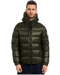 AFTER LABEL - Jassen ,Groen ,Nylon Verbier Down Jacket - Lyst