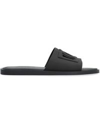 Dolce & Gabbana - Rubber Slides - Lyst