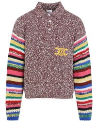 Celine - Round-Neck Knitwear - Lyst