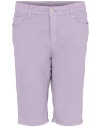Cro - Korte Broeken ,Paars ,Denim Denim Shorts - Lyst