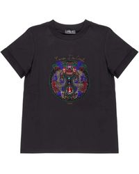 Nenette - Tops ,Zwart ,Katoen Dobe T-Shirt - Lyst