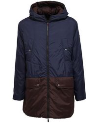 OOF WEAR - Jassen ,Blauw ,Omkeerbare Jas Met Synthetische Vulling - Lyst