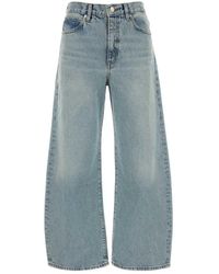 FRAME - Jeans ,Blauw ,Denim The Bow Wide-Leg Jeans - Lyst