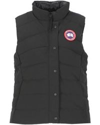 Canada Goose - Gepolsterte Schwarze Husky Jacke - Lyst
