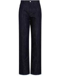 Victoria Beckham - Cropped High Waist Tapered Jeans - Lyst