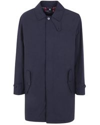 Baracuta - Jassen ,Blauw ,Katoen G10 Afneembare Jas - Lyst