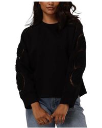 Object - Zwarte Sweat Top Voor Vrouwen - Lyst