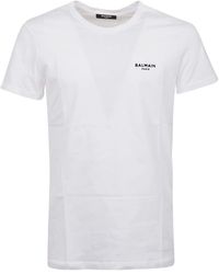 Balmain - T-shirt with Logo - Lyst