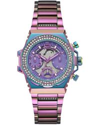 Guess - Mehrfarbige Edelstahl Analog Quarzuhr - Lyst