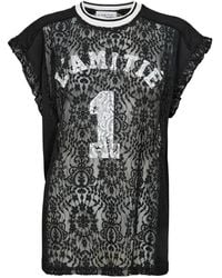 Haute L'Amitié - Voetbal Kant Ruche Top - Lyst