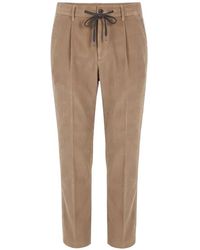 Peserico - Slim-Fit Trousers - Lyst