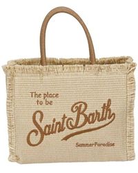 Mc2 Saint Barth - Raffia Tote Tasche Für Den Sommer - Lyst