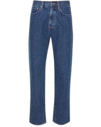Edwin - Jeans ,Blauw ,Katoen Arctic Straight Fit Katoenen Jeans - Lyst