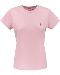 Ralph Lauren - Pink Sand Jersey T-Shirt Upgrade - Bequem und Stilvoll - Lyst