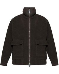 Paul & Shark - Jassen ,Bruin ,Wol Jas Met Zakken - Lyst