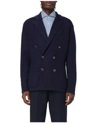 Brunello Cucinelli - Double-Breasted Cashmere Blazer - Lyst