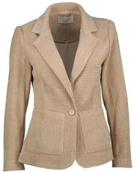 Amélie & Amélie - Beiger Loreto Blazer - Lyst