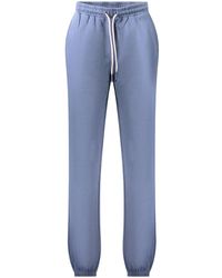 North Sails - Broeken ,Blauw ,Katoen Blauwe Katoenen Sportbroek Met Print - Lyst
