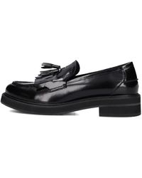 Stefano Lauran - Schwarze Lackleder-Loafer - Lyst