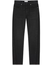 Givenchy - Jeans ,Zwart ,Katoen Couture Seam Straight Fit Shadow Washed Jeans - Lyst