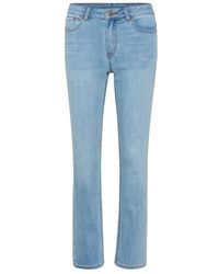 Kaffe - Straight Jeans - Lyst