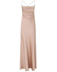 Pinko - Kleedjes ,Roze ,Polyester Farro Dress - Lyst
