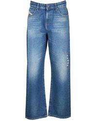DIESEL - Wide Jeans - Lyst